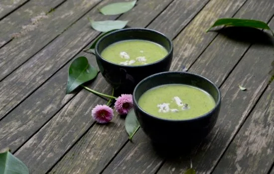 Velouté de courgettes au Stilton