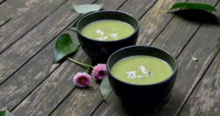 Velouté de courgettes au Stilton