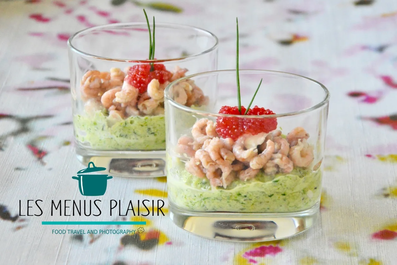 Shrimp ans zucchini mousse
