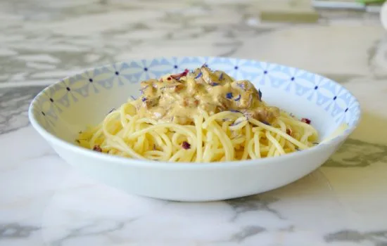 Mes spaghettis carbonara