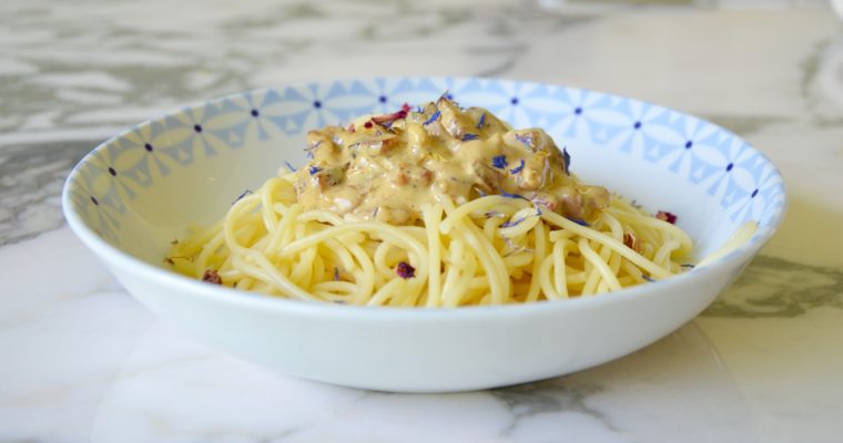 Mes spaghettis carbonara