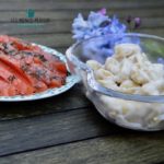 Les gnocchis à la sauce raifort pour accompagner le saumon gravlax