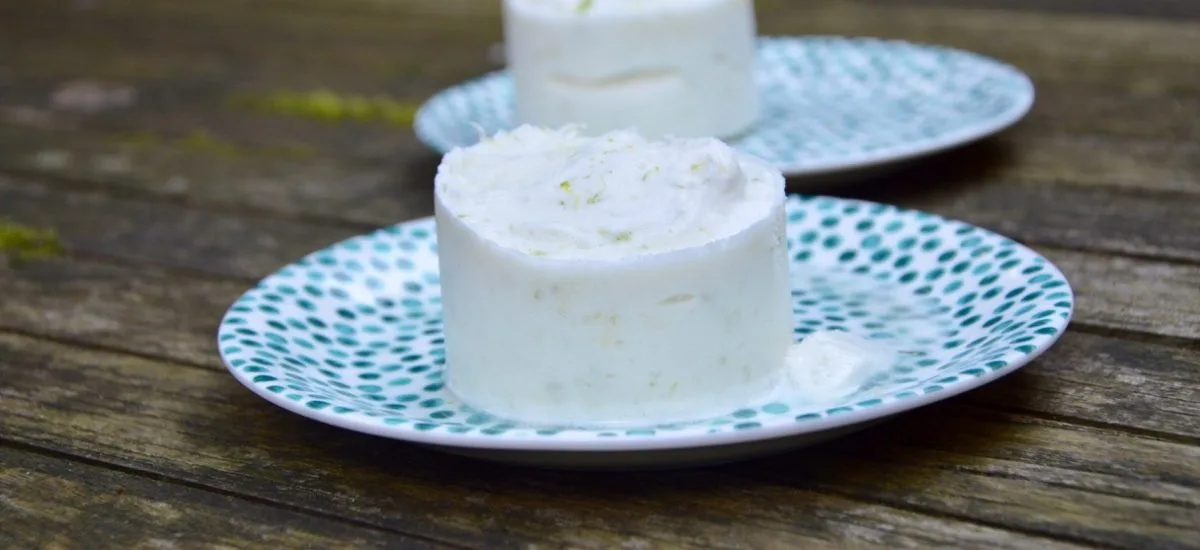 Le soufflé glacé au citron vert de Frédérique