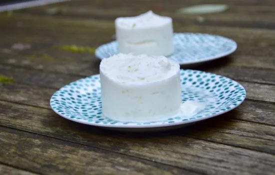 Le soufflé glacé au citron vert de Frédérique