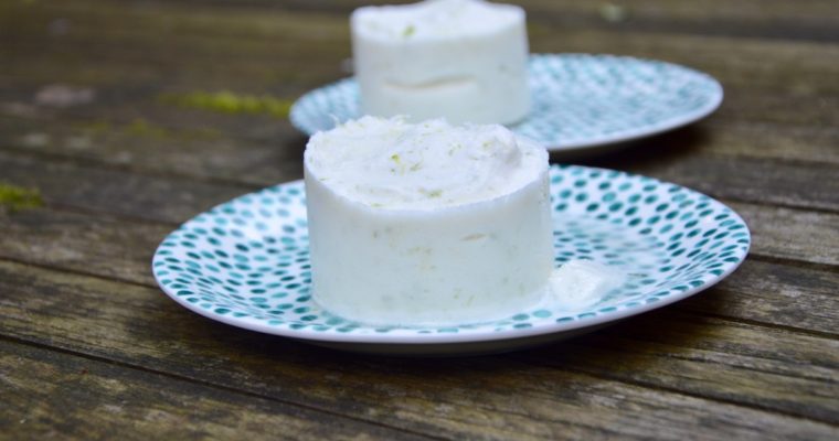 Le soufflé glacé au citron vert de Frédérique