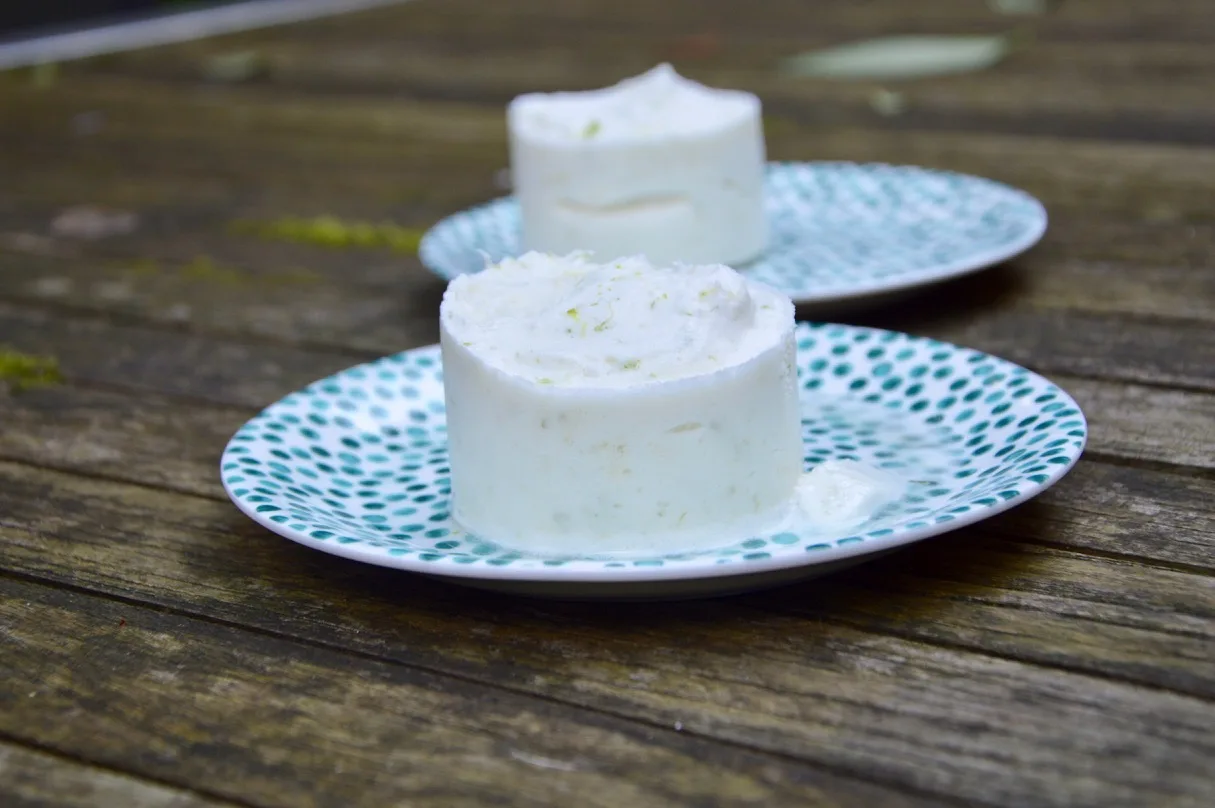 Le soufflé glacé au citron vert de Frédérique