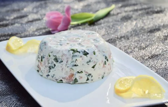 Terrine de saumon au bouquet d’herbes fraîches