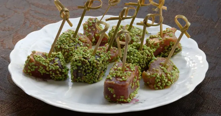 Severine’s marinated raw tuna