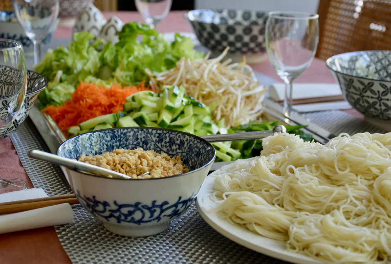 Asian inspired menu for family dinners