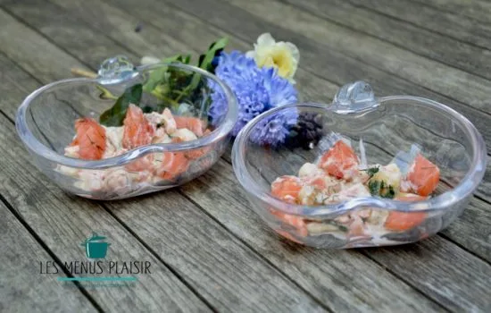 Les gnocchis à la sauce raifort pour accompagner le saumon gravlax