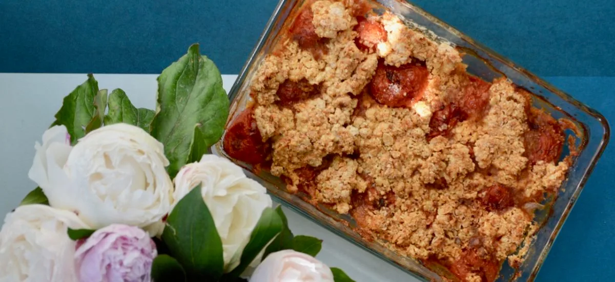 Le crumble de tomates d’Adeline