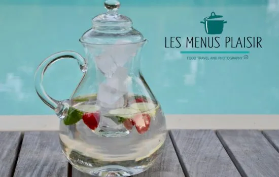 L’eau parfumée concombre menthe fraise