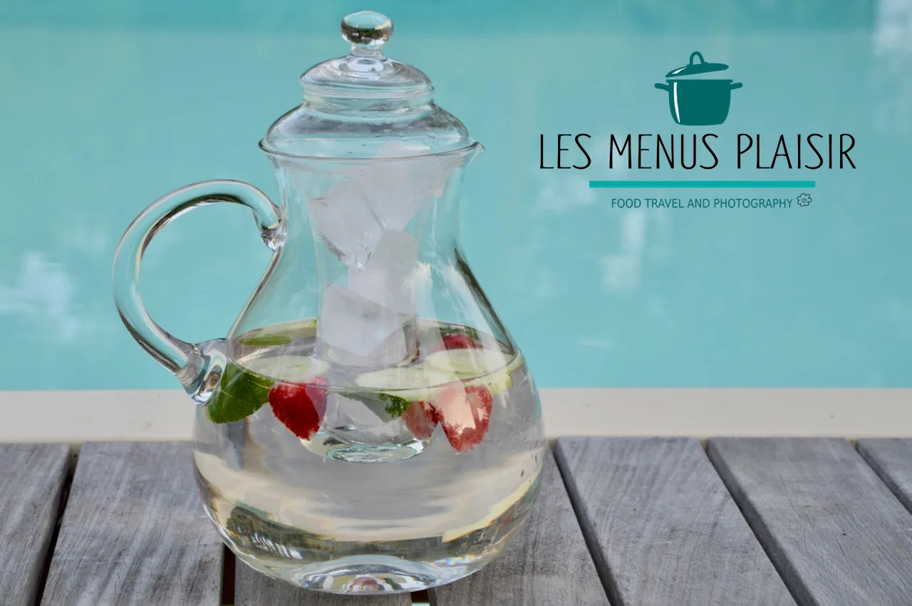 L&rsquo;eau parfumée concombre menthe fraise