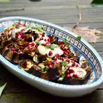 Ma salade d’aubergines grillées