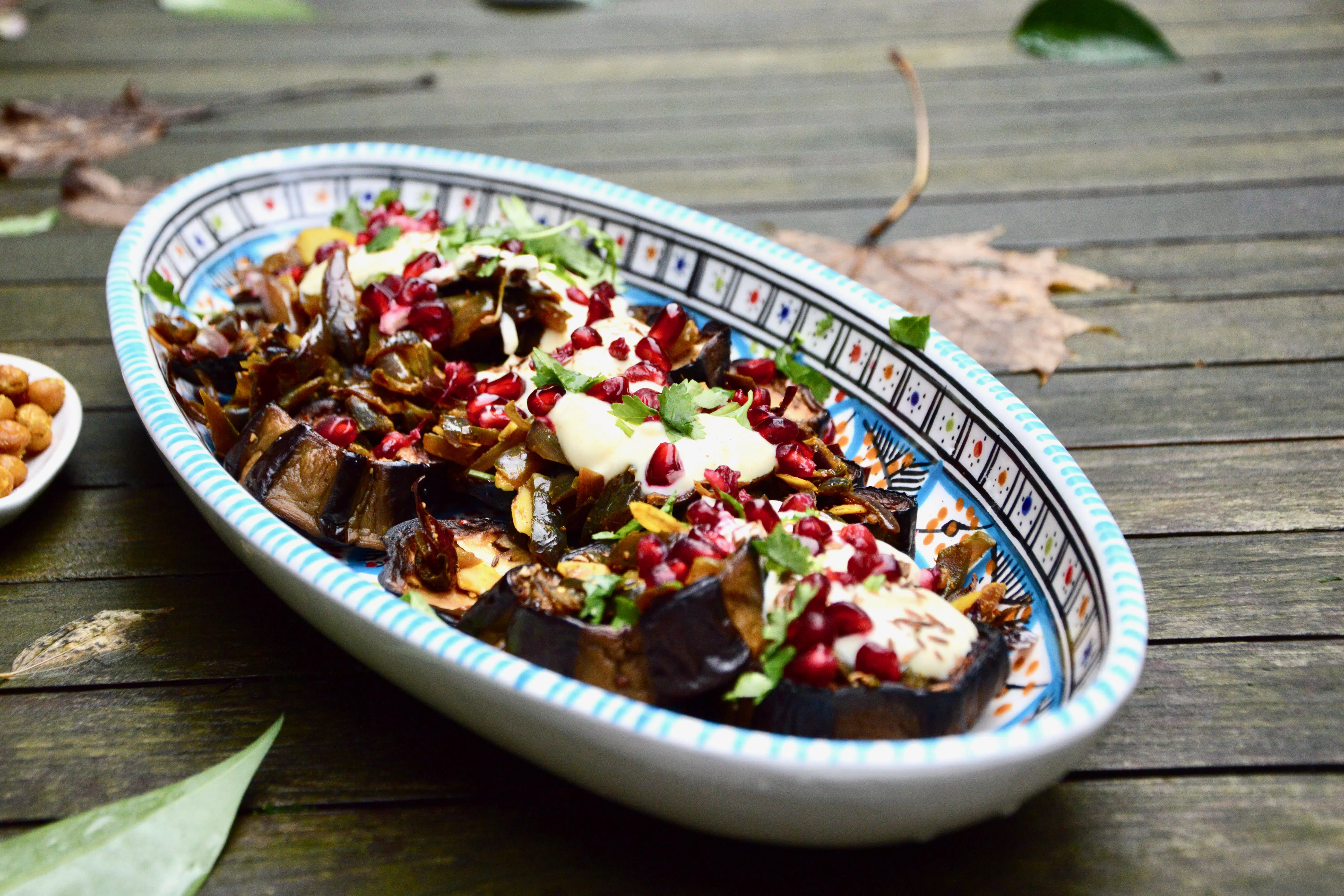 Ma salade d’aubergines grillées