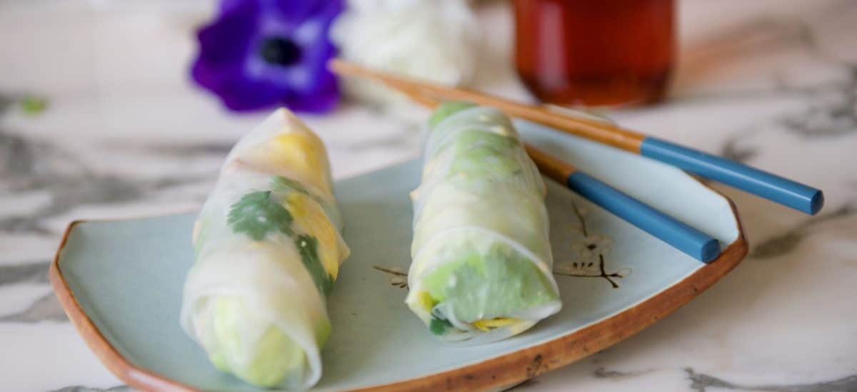 My Version of Spring Rolls  & Emilie’s Dipping Sauce