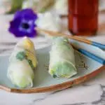 Les rouleaux de printemps et la sauce Nuoc Mâm d’Emilie