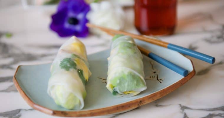 My Version of Spring Rolls  & Emilie’s Dipping Sauce