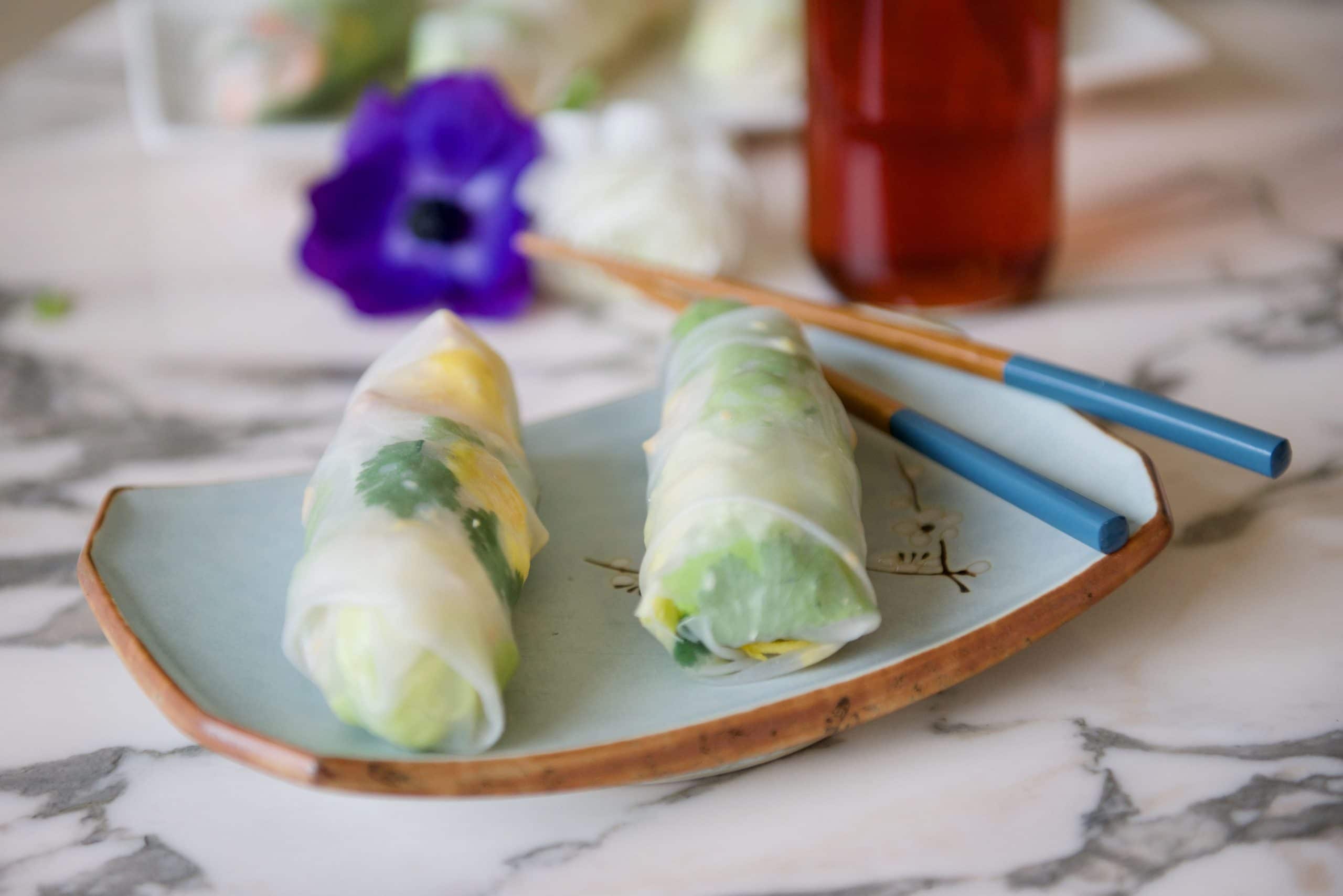 My Version of Spring Rolls  & Emilie’s Dipping Sauce