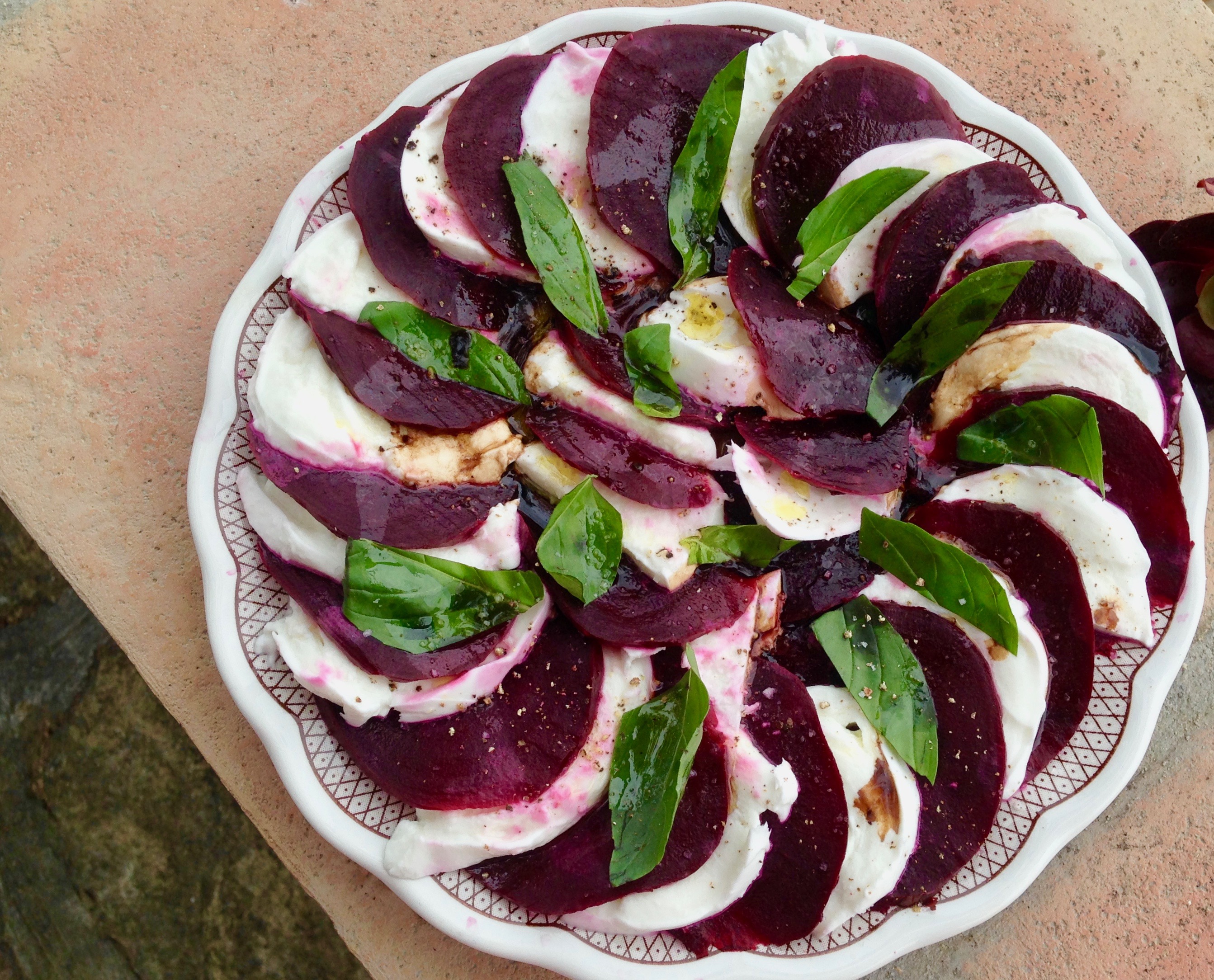 Catherine’s Mozzarella Beet Salad
