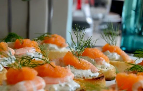 Les toasts aux crevettes de Suzanne