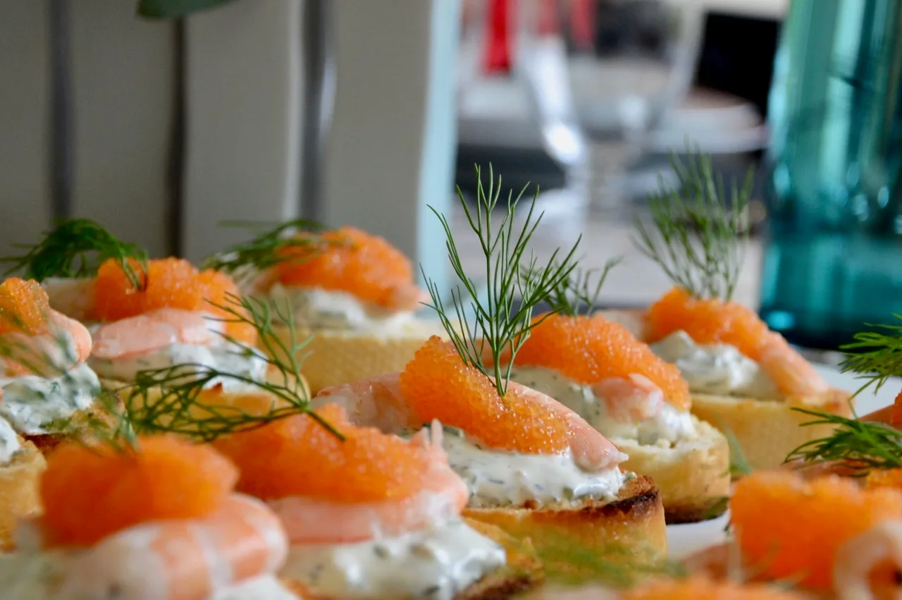 Les toasts aux crevettes de Suzanne