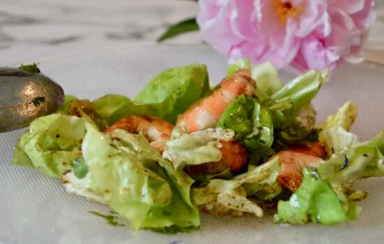 la salade de la mer au curry d’Anne