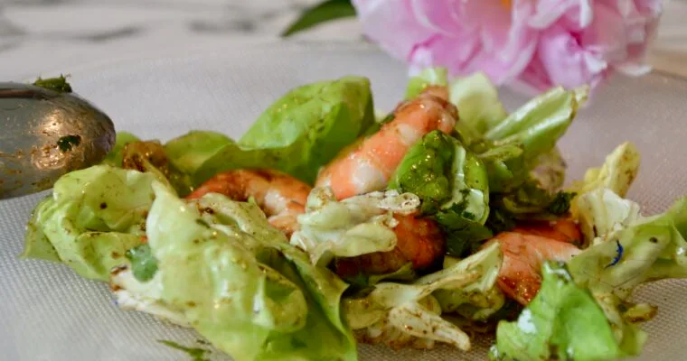 la salade de la mer au curry d’Anne