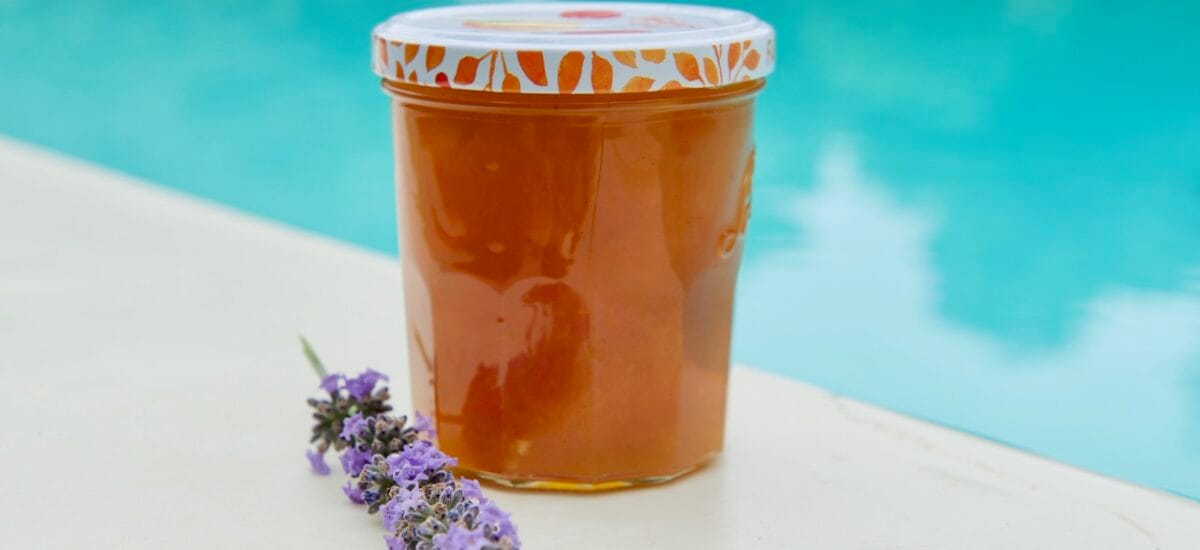 Ma confiture d&rsquo;abricot parfumée à la vanille et à la lavande