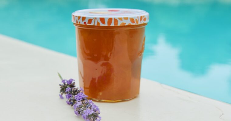 French apricot vanilla & lavender jam