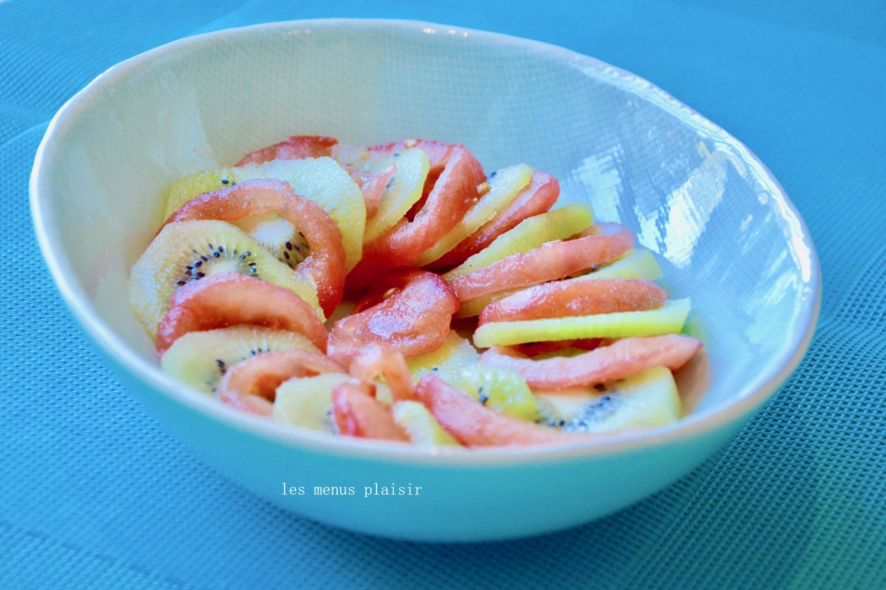la salade tomate-kiwi de Jeanne