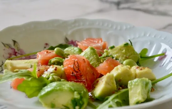 la salade verte au pamplemousse