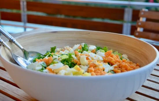 la salade aux petits pois de Bertille