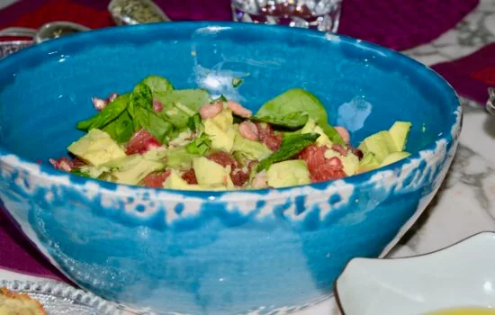 la salade au gingembre de Christine
