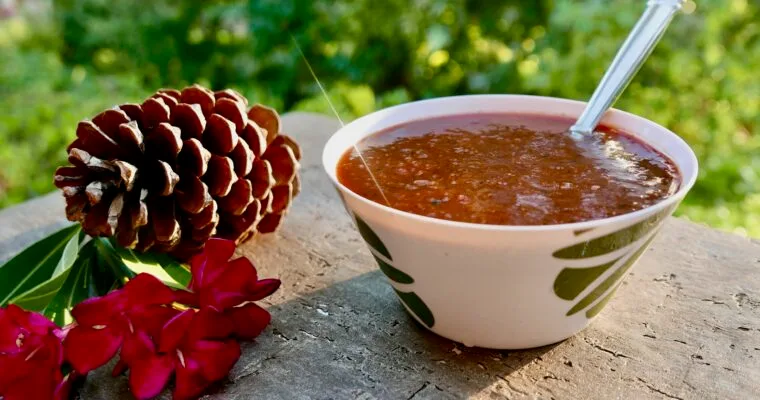 La sauce aux prunes de Patrick