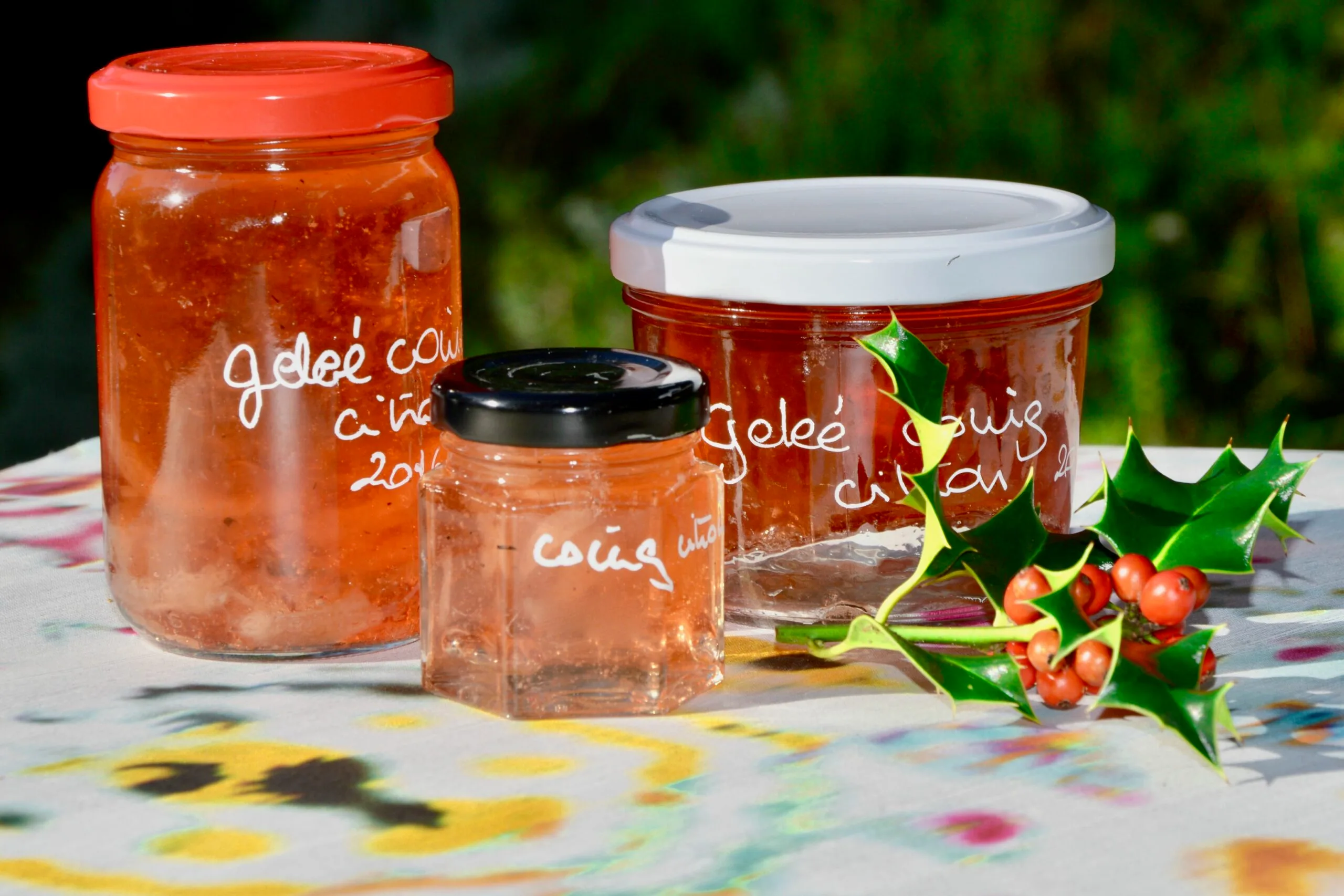 la gelée de coing au citron