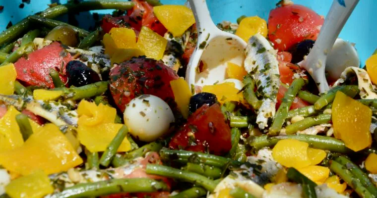 la salade de Laurent style niçoise