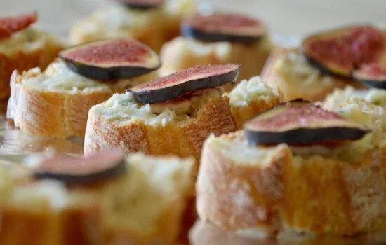 toasts figues – gorgonzola