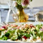 salade de quinoa, amandes, feta et grenade de Jordan