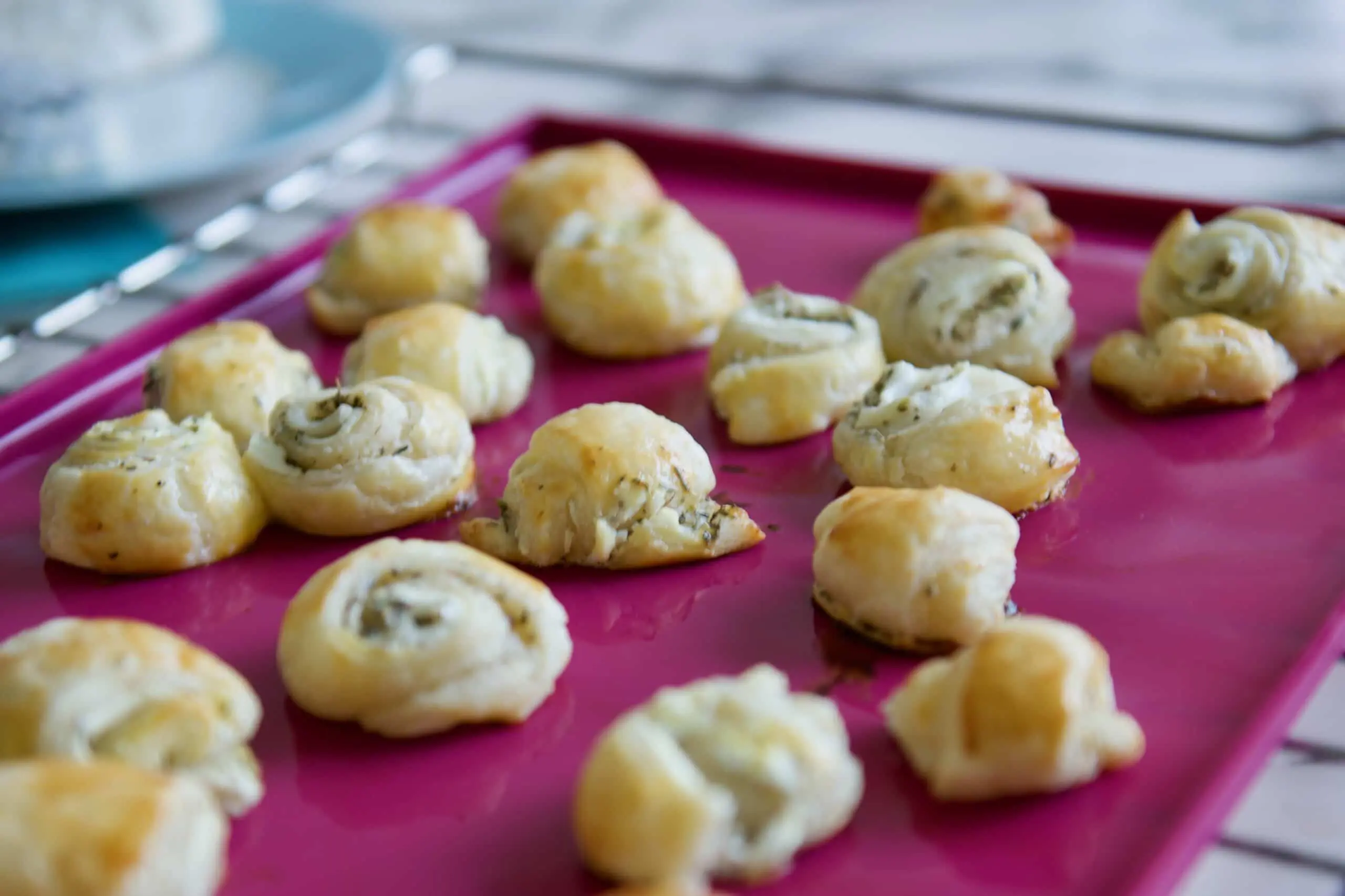 Quitterie’s homemade cheese puffs