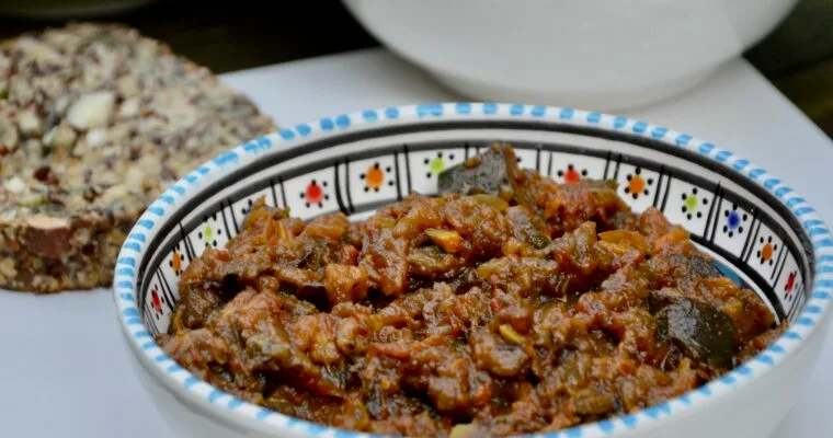 la tartinade d’aubergine d’Asmaa