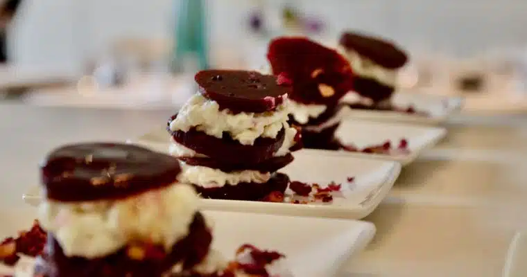 Le millefeuille de betterave au chèvre de Chantal