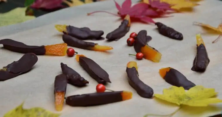 homemade orangettes