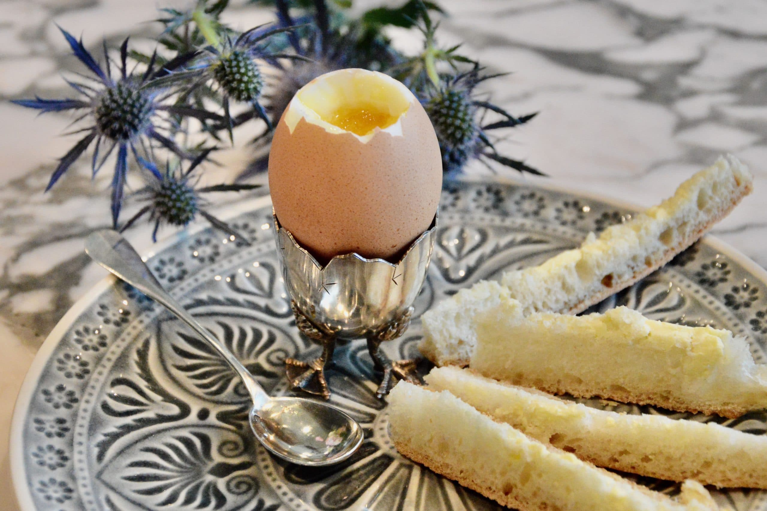Perfect soft-boiled eggs