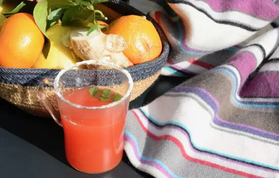 Le grog sans alcool, agrumes, gingembre et miel