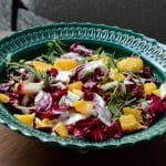 Radicchio citrus and burrata salad