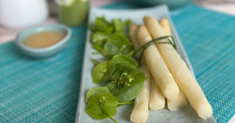 Les asperges blanches primeur