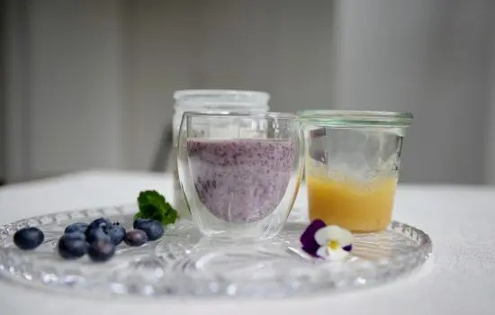 Smoothie aux myrtilles