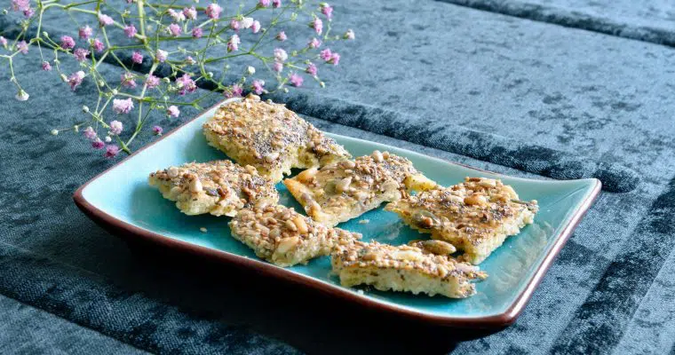 Sablés parmesan aux graines