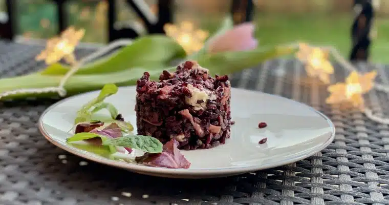 Le riz noir vénéré au speck de Brigitte